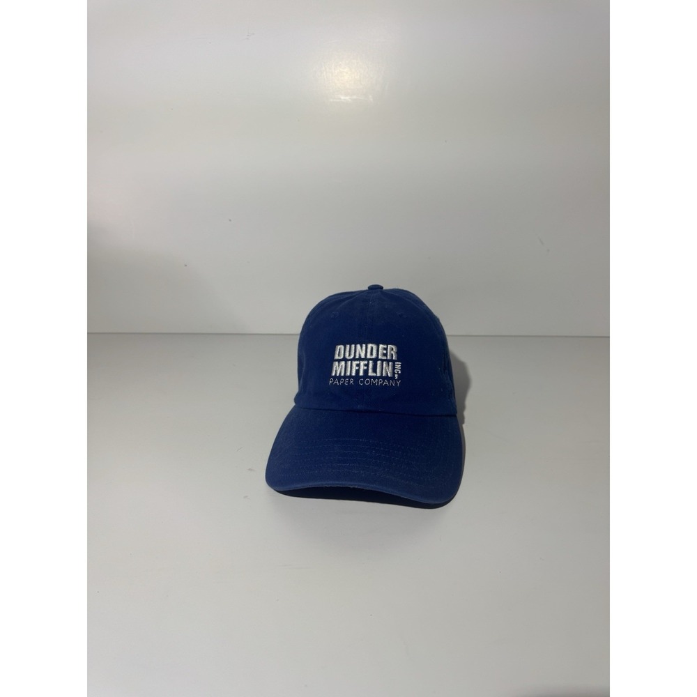 Dunder Mifflin Blue Hat Cap Baseball Adjustable Strapback